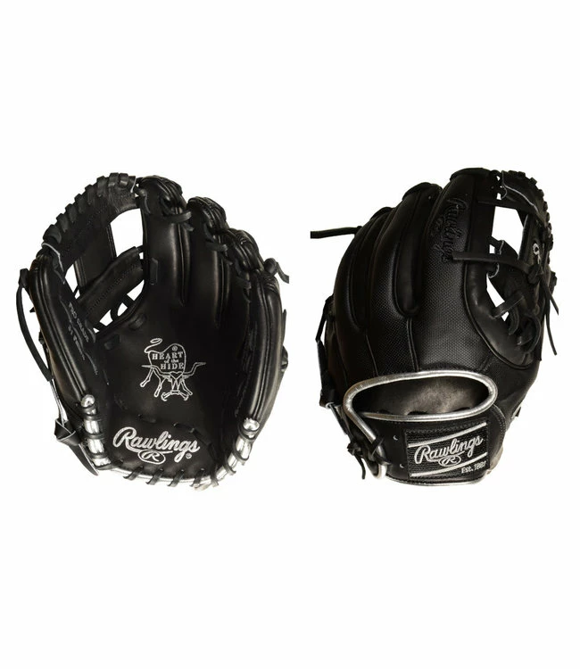 RAWLINGS PRO314-2BSS Heart Of The Hide Blackout 11.5" Baseball Glove 3 RAWLINGS PRO314-2BSS Heart Of The Hide Blackout 11.5" Baseball Glove